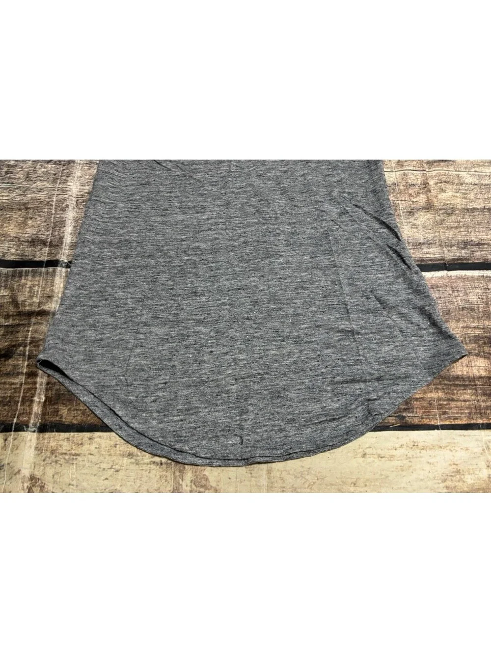 Eileen Fisher Tank Top Womens Medium Organic Cotton Linen Gray